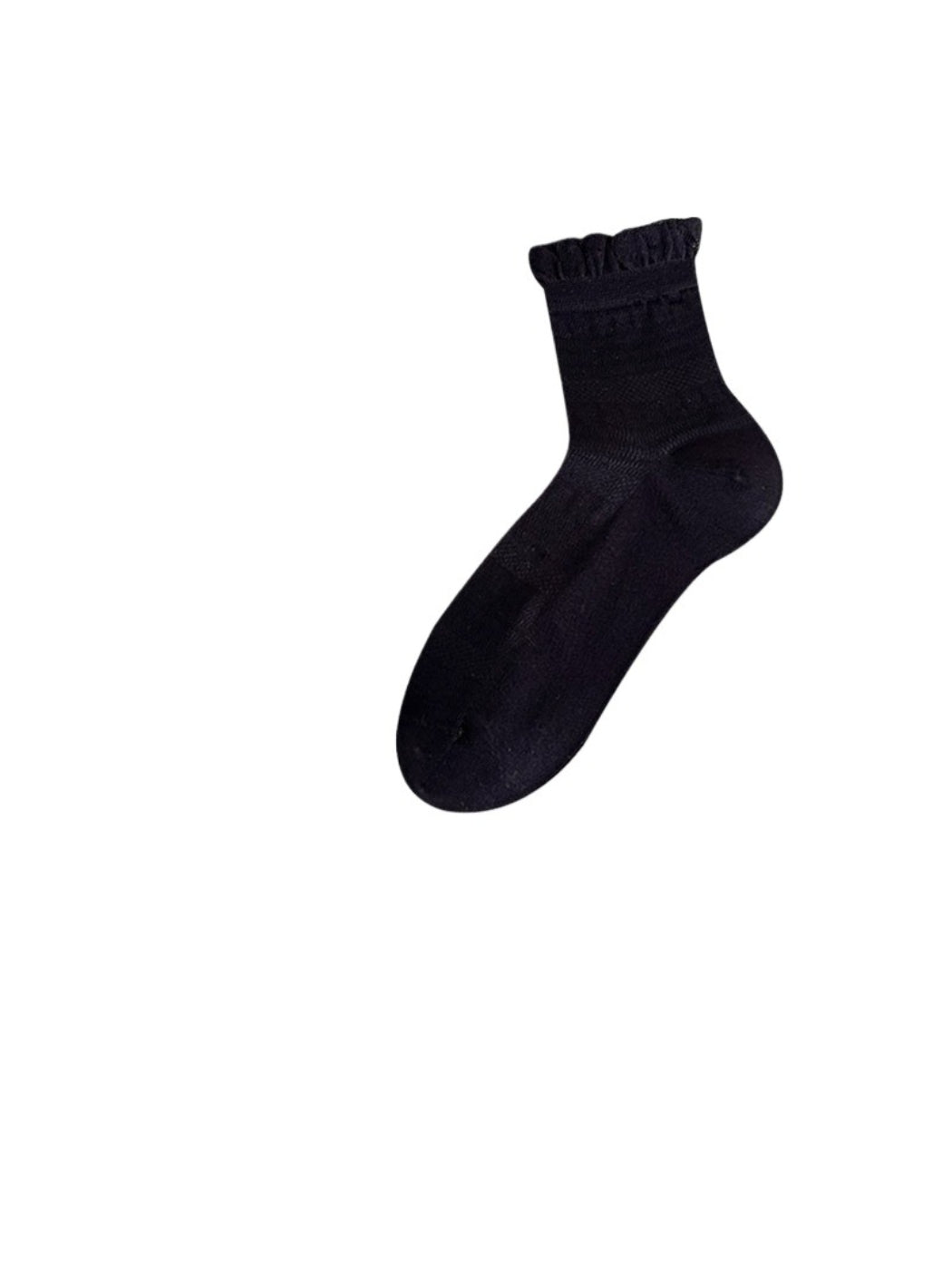 Rufia - Solid Ruffle Trim Crew Socks product image 7