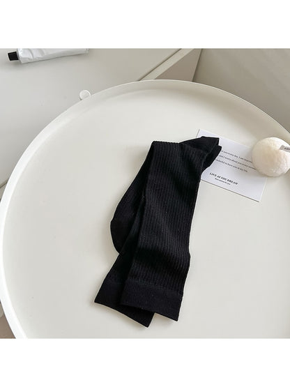 Rufia - Soft Ribbed Crew Socks for Women
