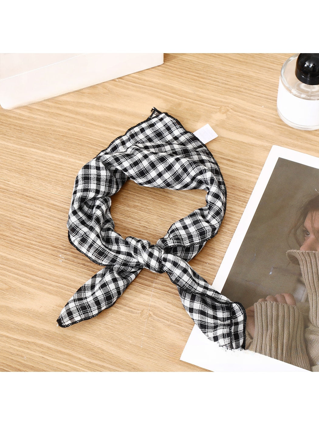 Scarvii - Checked and Striped Everyday Square Scarf