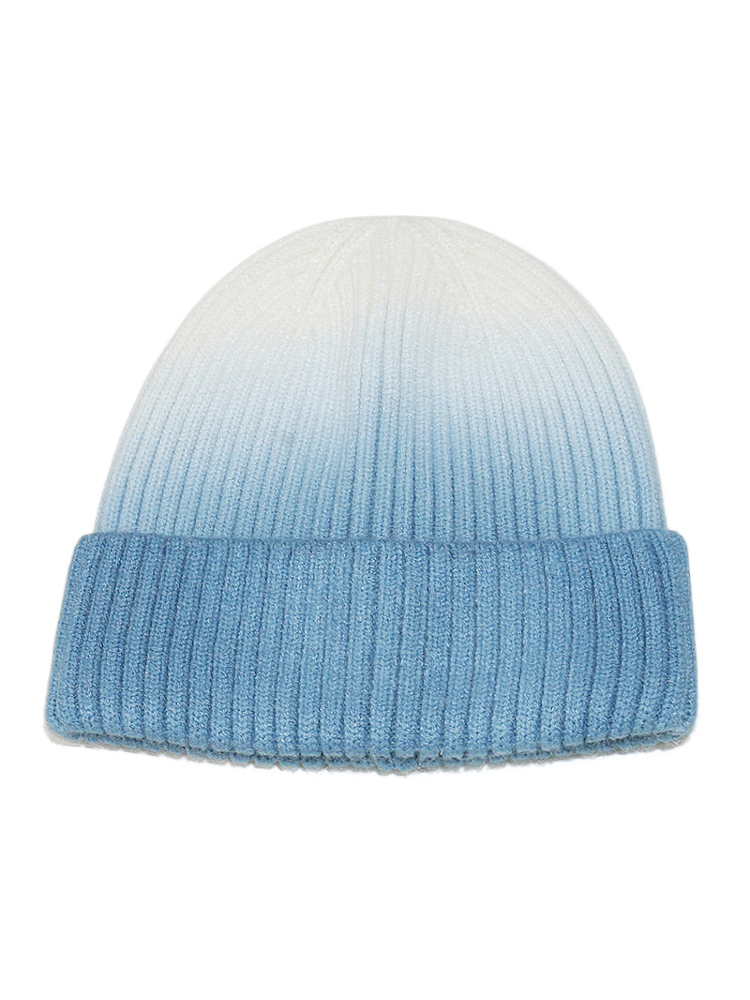 Haila Ombre Ribbed Knit Beanie