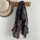 Scarvii - Vintage Crinkle Textured Scarf Wrap - Autumn-Winter Style