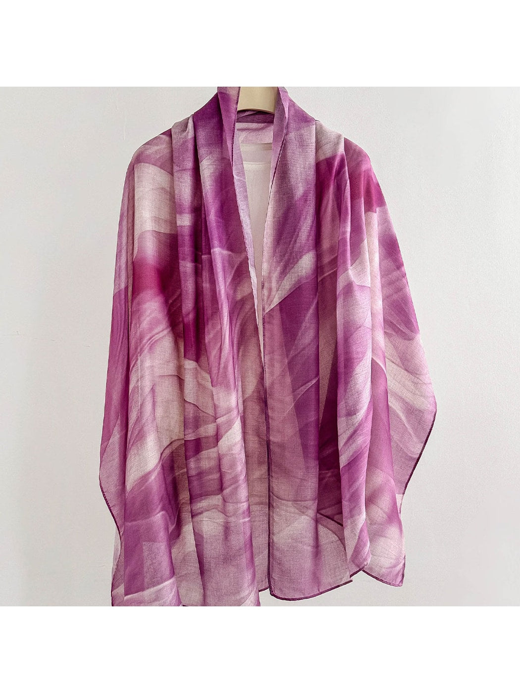 Scarvii - Retro Wave Print Summer Wrap Scarf
