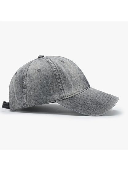 Haila - Vintage Washed Plain Adjustable Baseball Cap