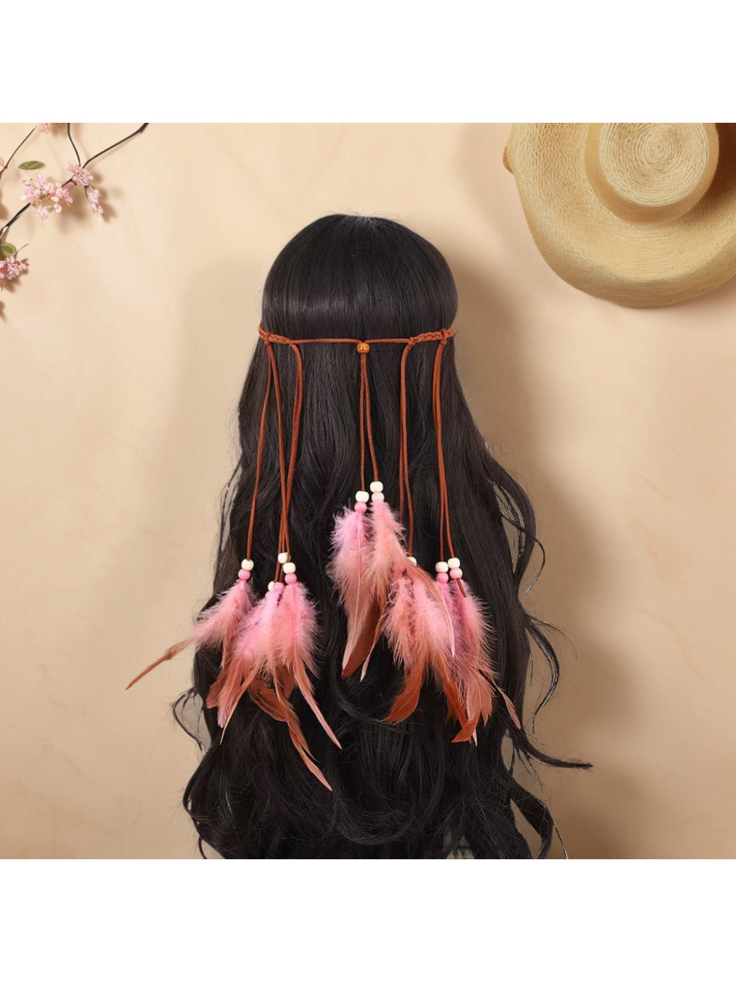 Hairish - Bohemian Feather Hair Garland