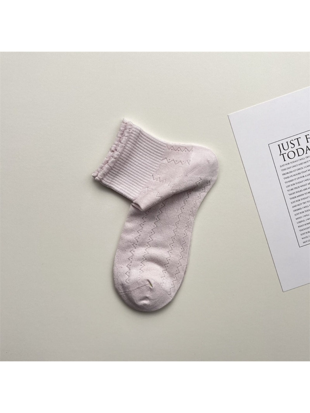 Rufia Mesh Stripe Dot No Show Socks product image