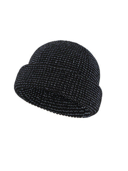 Haila - Classic Textured Knit Cuffed Beanie