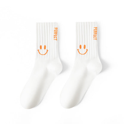 Rufia - Smiley Face Mid-Calf Socks