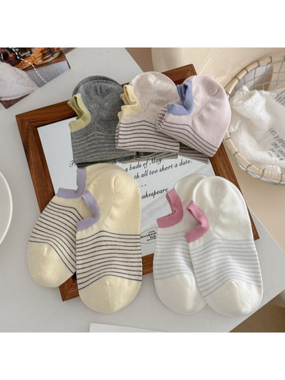 Rufia - Fresh Stripe Casual No-show Socks