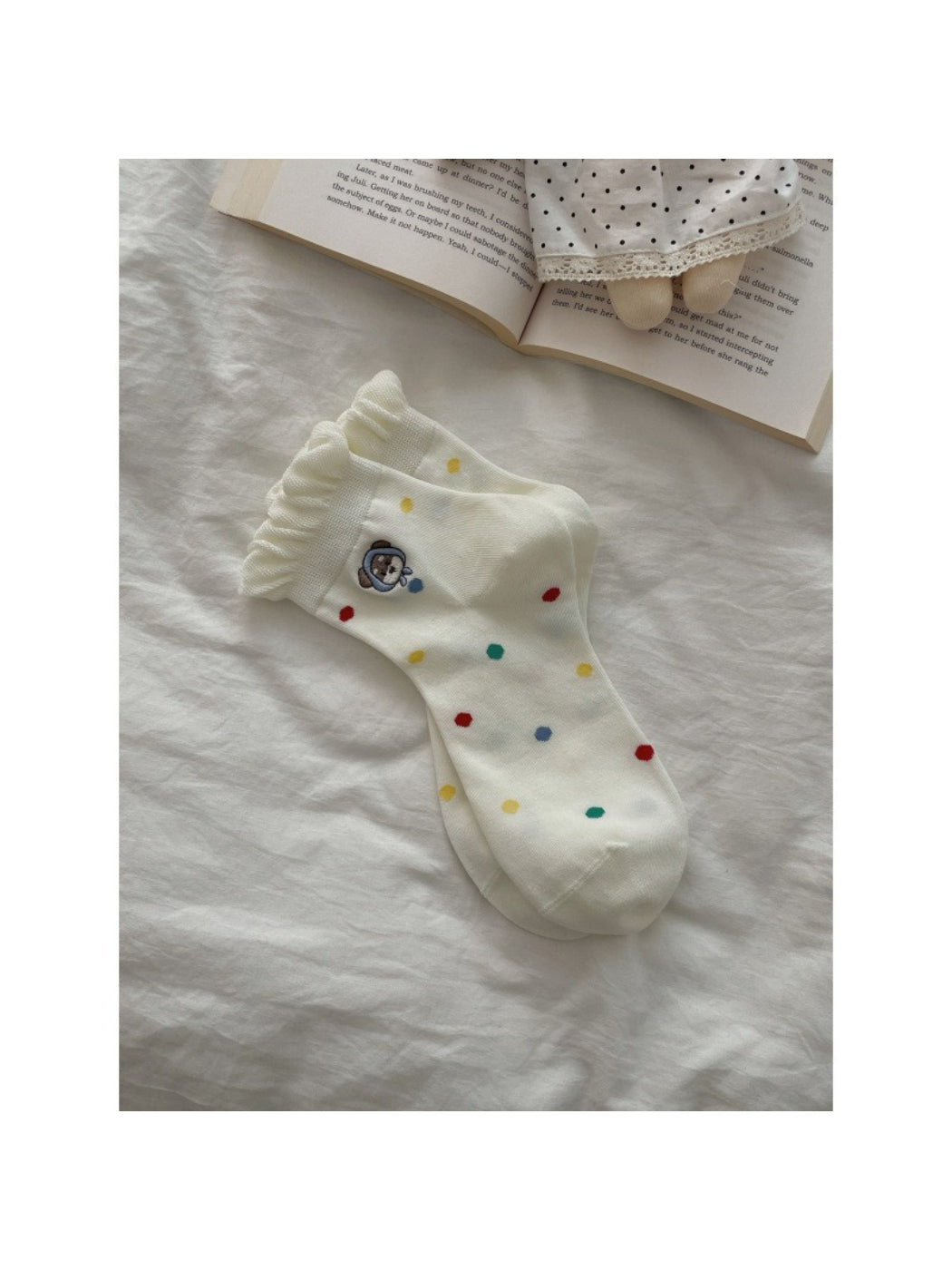 Rufia - Cute Animal Embroidered Crew Socks product image 7
