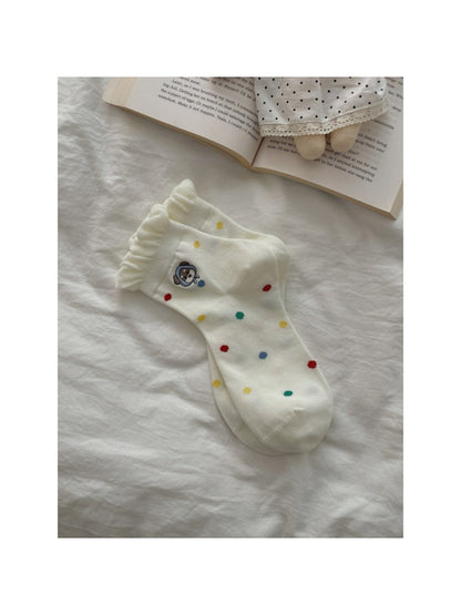 Rufia - Cute Animal Embroidered Crew Socks product image 7