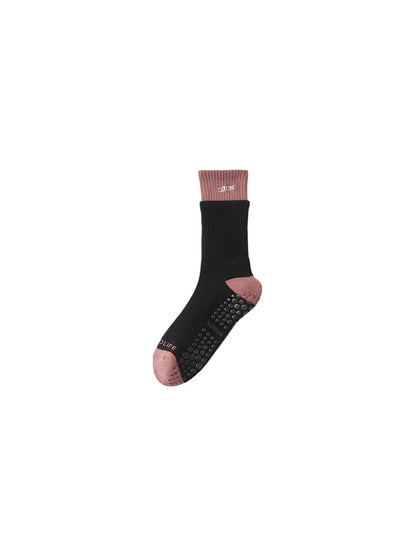 Rufia - Color Block Ribbed Cuff Socks