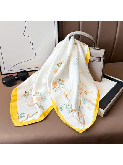 Scarvii Spring Floral Square Scarf