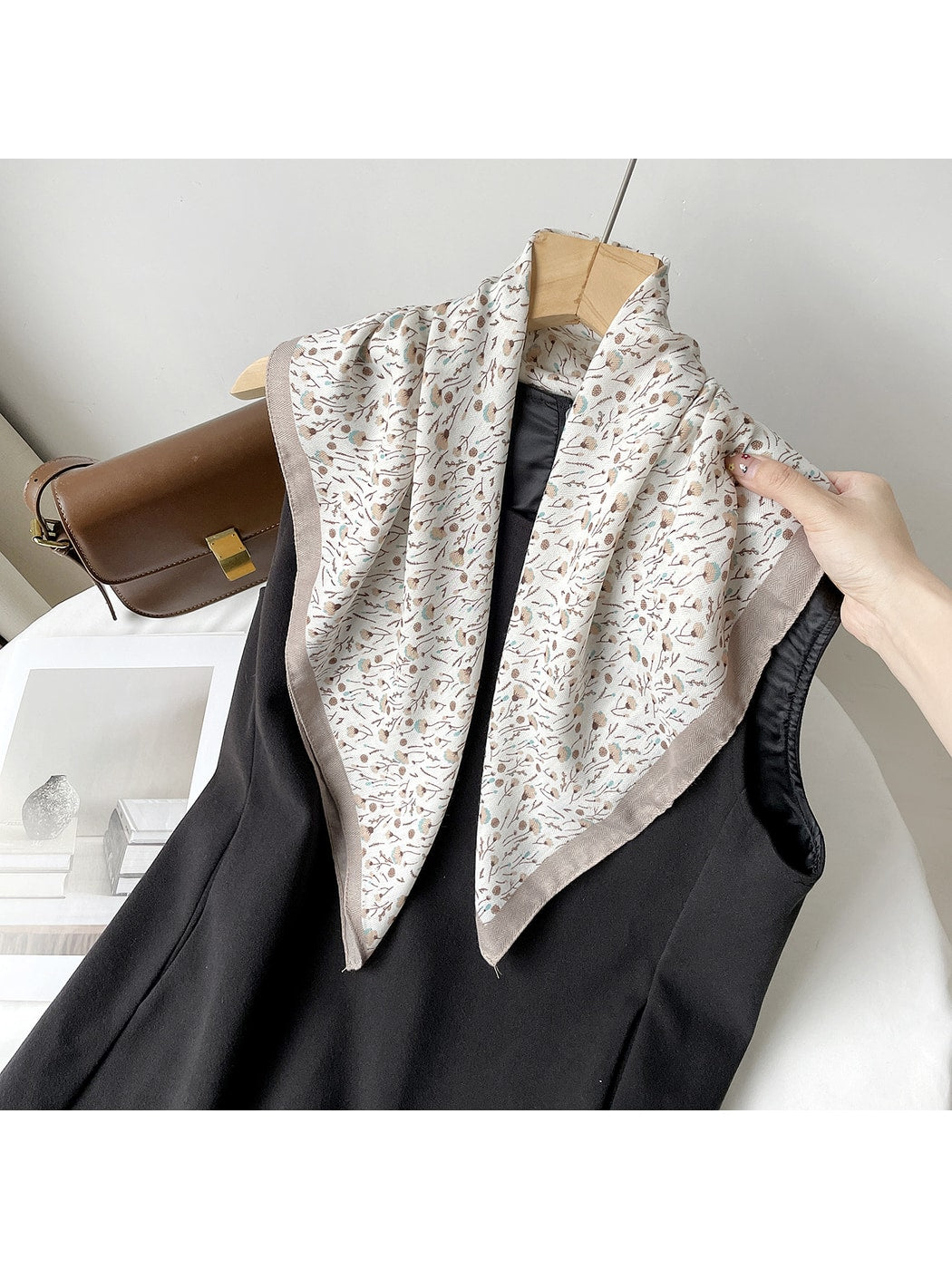 Scarvii - Branch Floral Square Scarf