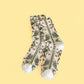 Rufia - Vintage Oil Painting Floral Relief Socks