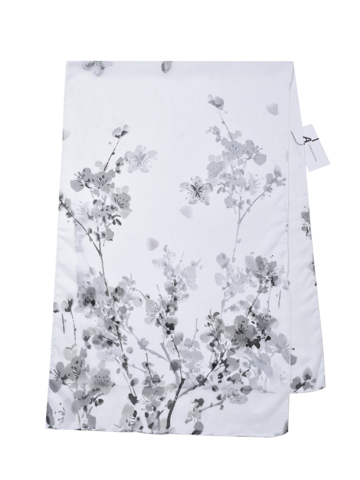 Scarvii - Spring Summer Soft Pastel Floral Scarf