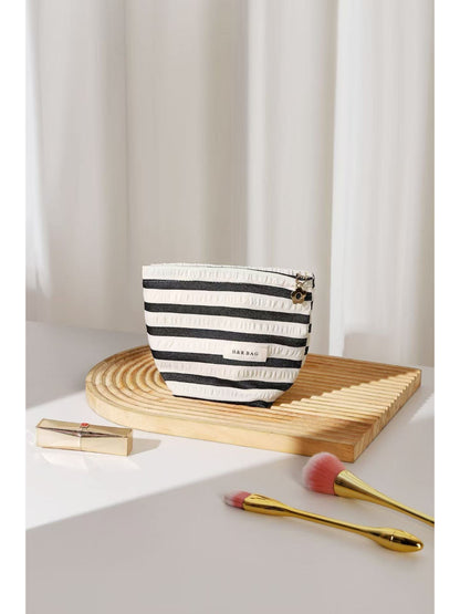 Cosbai - Classic Stripe Cosmetic Bag