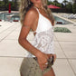 Vesty - Boho White Lace Halter Top - Sexy & Charm