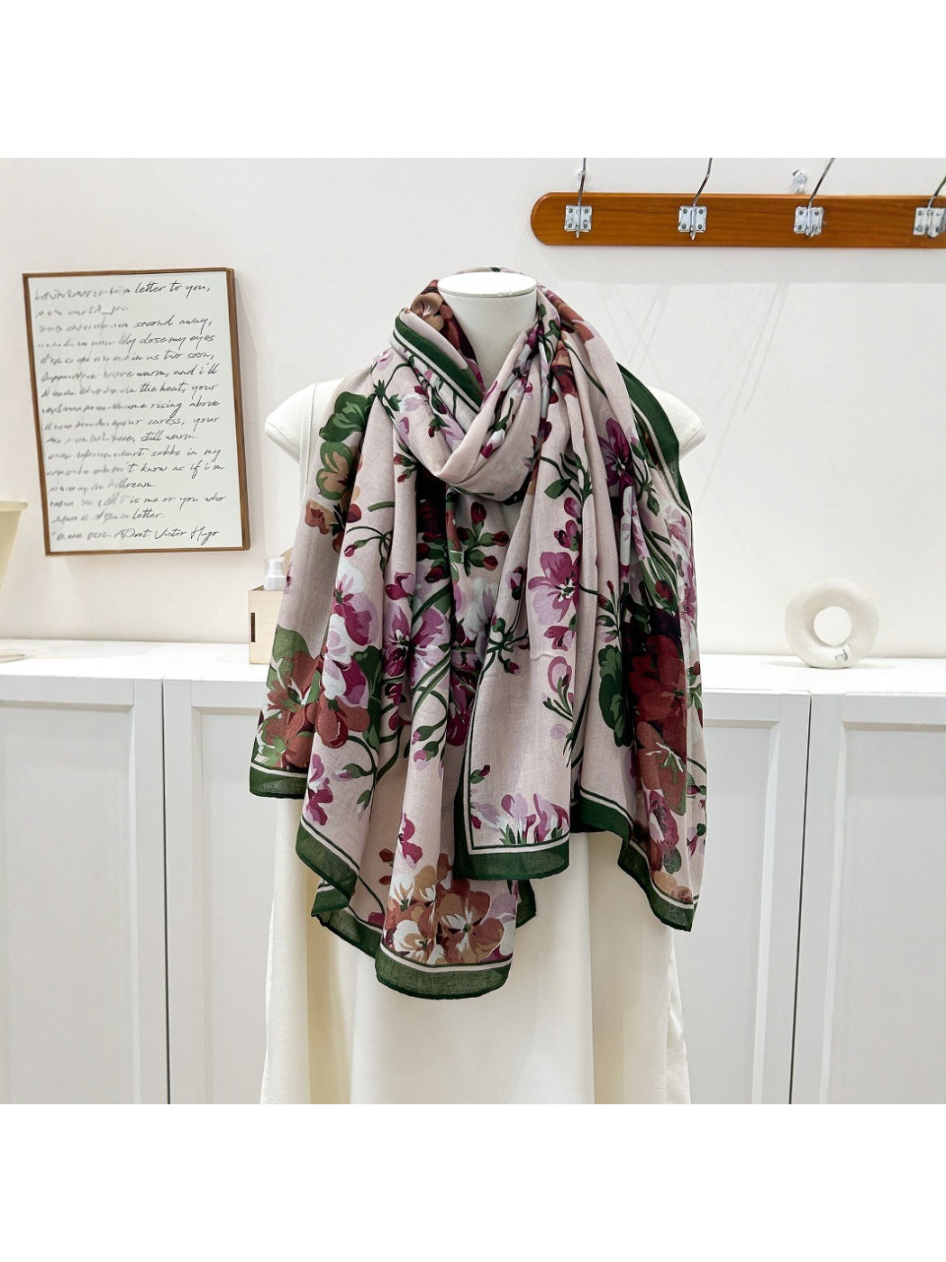 Scarvii - Vintage Floral Border Scarf