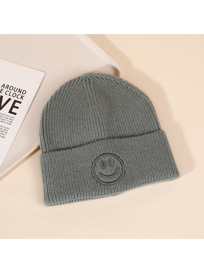Haila - Winter Knitted Beanie with Smiling