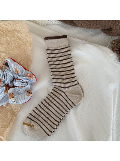 Rufia - Cozy Stripe Crew Socks product image 5