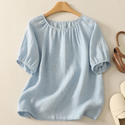 Crosa - Loose Open-Knit Blouse