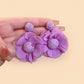 Summer Floral Fabric Earrings