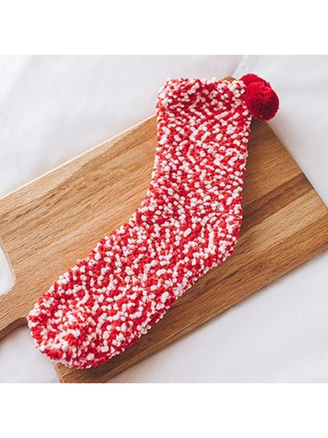 Rufia - Speckled Pom-Pom Crew Socks