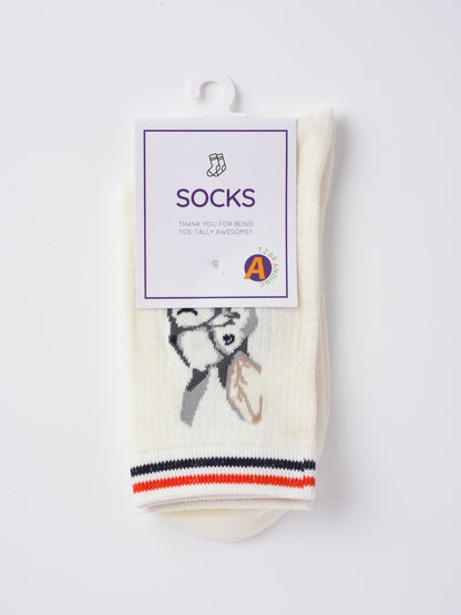 Rufia - Bunny Head Stripe Crew Socks product image 7