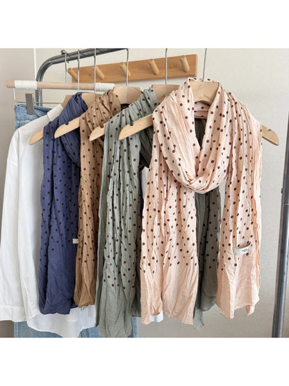 Scarvii - Polka Dot Lightweight Spring Scarf