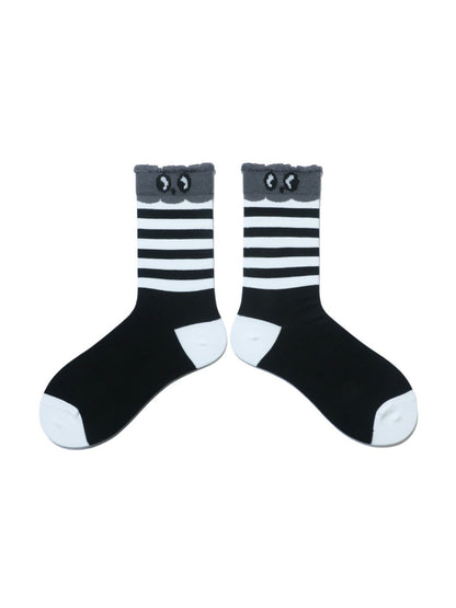 Rufia - Playful Colorful Character Crew Socks