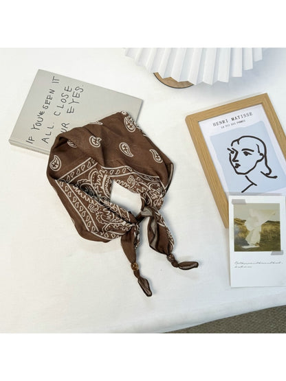 Scarvii - Printed Slim Triangle Scarf