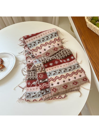 Scarvii – Fair Isle Knit Scarf