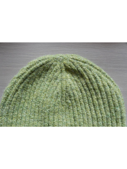 Haila - Knitted Beanie with Butterfly Embroidery