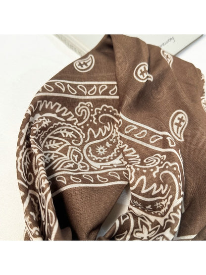 Scarvii - Printed Slim Triangle Scarf
