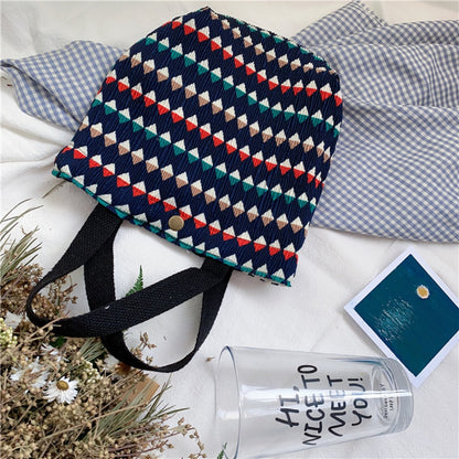 Cosbai - Floral, Geometric, Dots Cute Small Fabric Bag