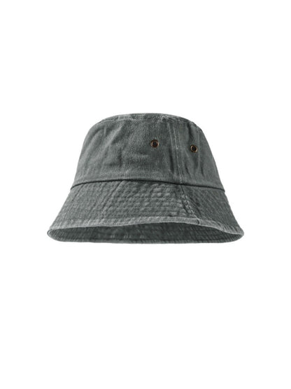 Model styling Haila bucket hat with casual outfit