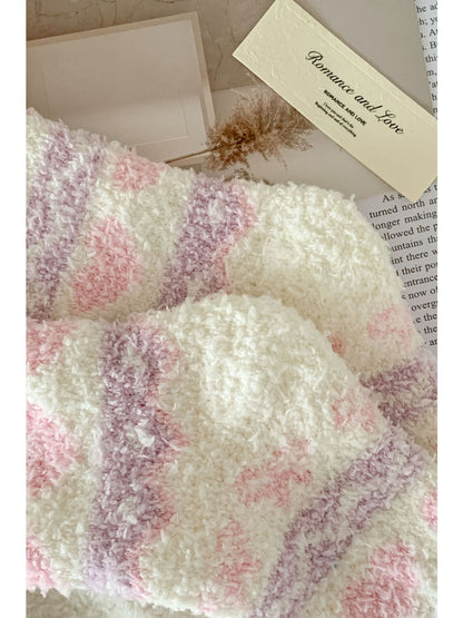 Rufia - Thick Coral Fleece Cozy Winter Socks