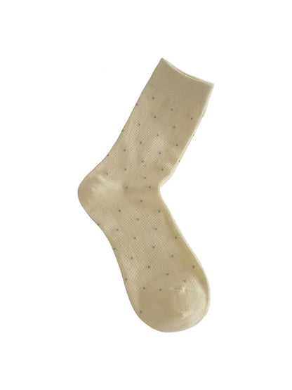 Rufia - Classic Dot Pattern Casual Crew Socks