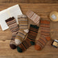 Rufia - Curved Pattern Mid-Calf Socks