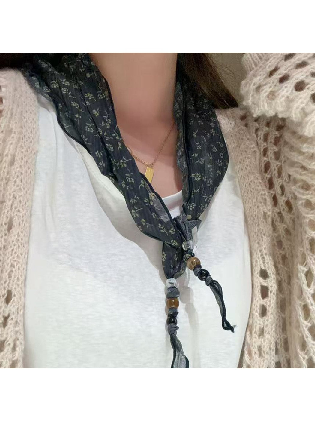 Scarvii - Elegant Lightweight Neck Accent Scarf
