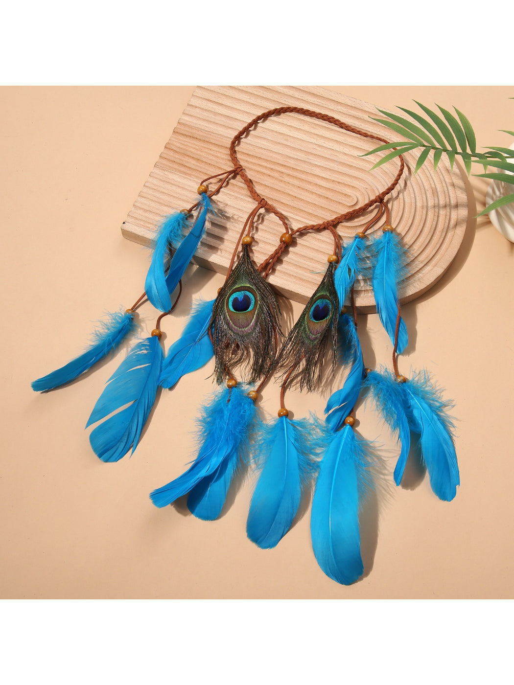 Hairish - Boho Bright Feather Hair Headpiece