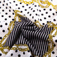 Scarvii - Vintage Polka Dot And Chain Print Scarf