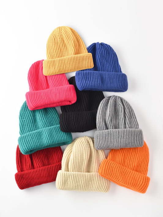 Haila - Unisex Minimalist Foldable Knitted Beanie