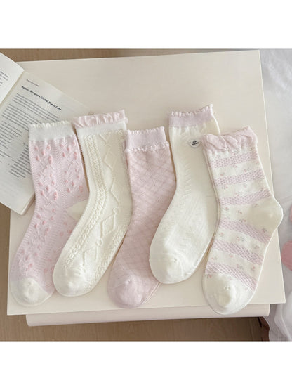 Rufia - Sweet Floral Women Crew Socks