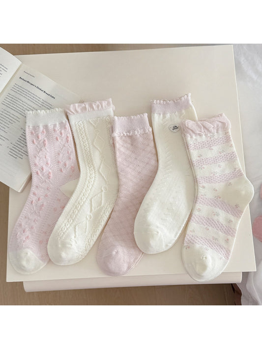Rufia - Sweet Floral Women Crew Socks