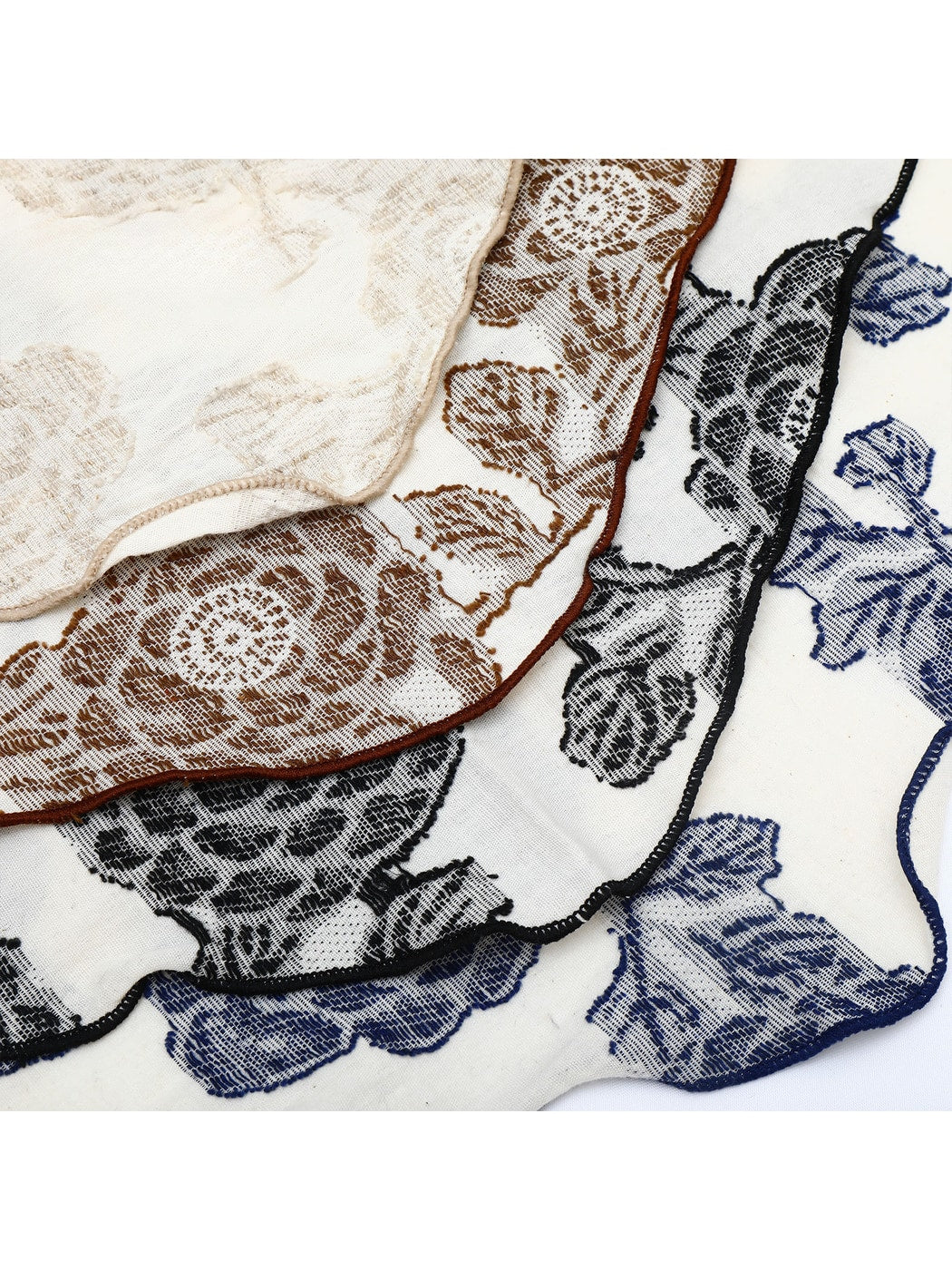 Scarvii - Rose Print Triangle Bandana