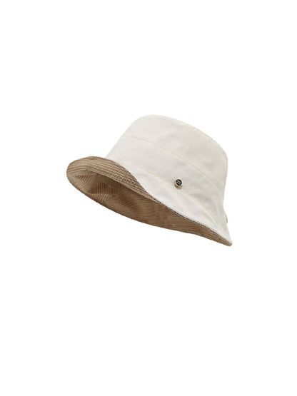 Haila bucket hat displayed from above highlighting the minimal contrast edge