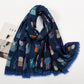 Scarvii - Cute Cartoon Cat Pattern Scarf