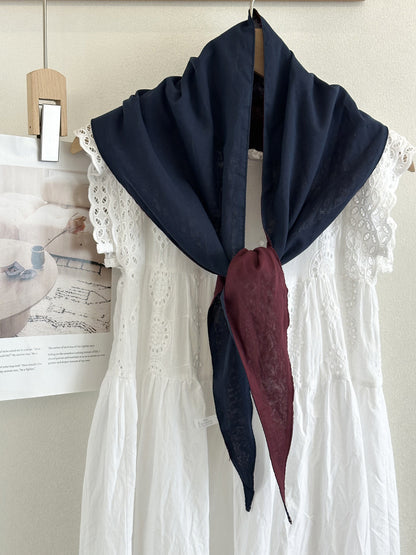 Scarvii - Two Tone Triangle Scarf