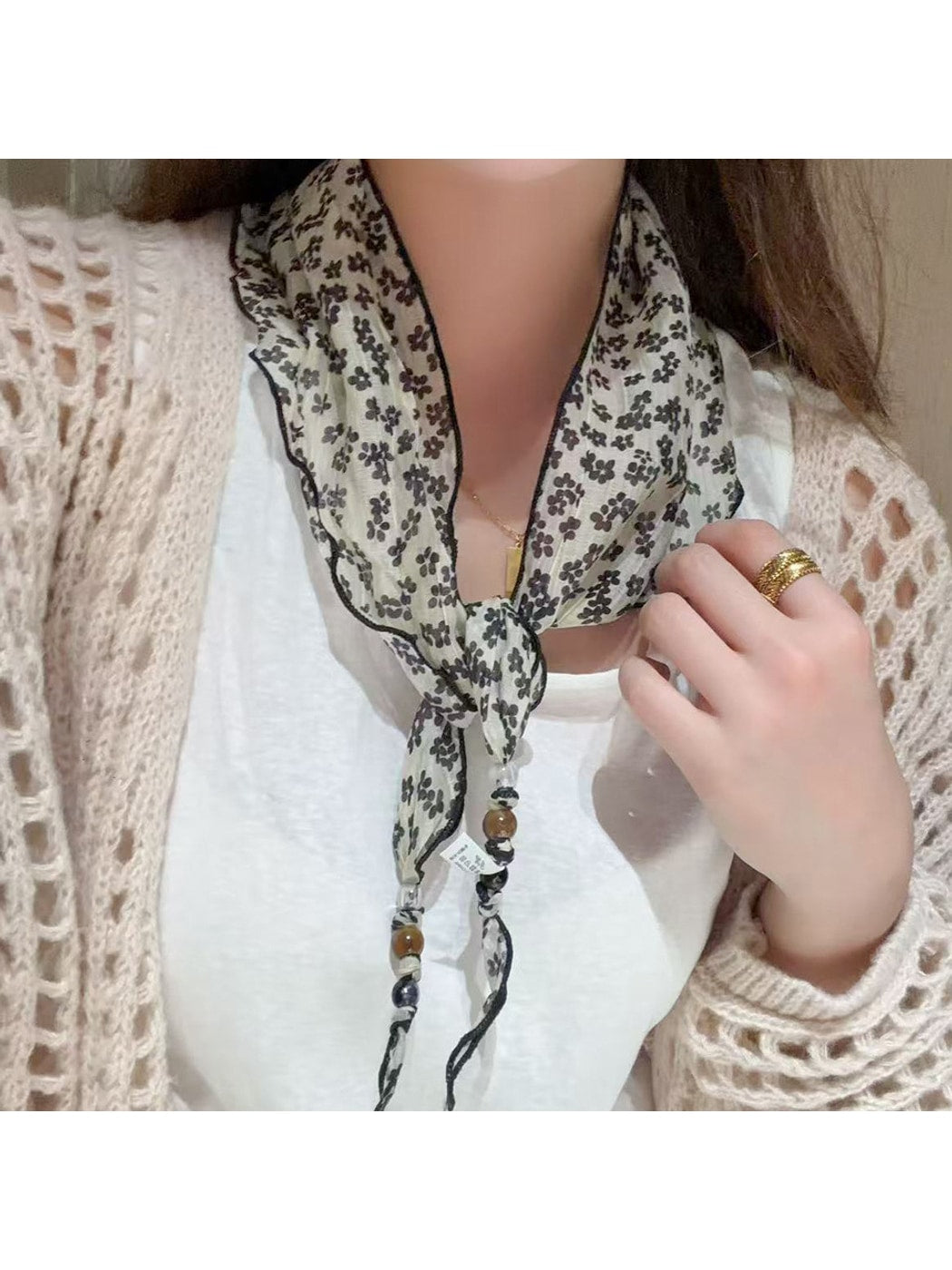 Scarvii - Elegant Lightweight Neck Accent Scarf